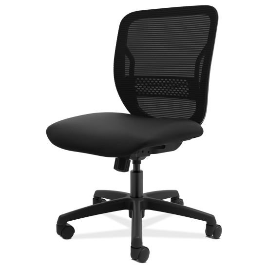 Gateway Mid-Back Task Chair, Supports Up to 250 lb, 17" to 22" Seat Height, Black1