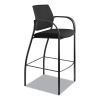 Ignition 2.0 Ilira-Stretch Mesh Back Cafe Height Stool, Supports Up to 300 lb, 31" Seat Height, Black2