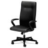 Ignition Series Executive High-Back Chair, Supports Up to 300 lb, 17.38" to 21.88" Seat Height, Black2