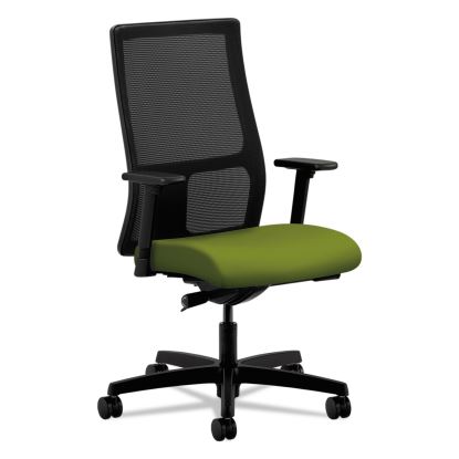 Ignition Series Mesh Mid-Back Work Chair, Supports Up to 300 lb, 17" to 22" Seat Height, Pear Seat, Black Back/Base1