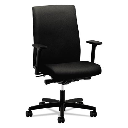 Ignition Series Mid-Back Work Chair, Supports Up to 300 lb, 17" to 22" Seat Height, Black1
