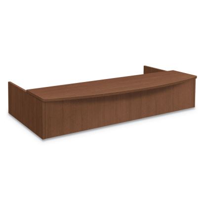 Foundation Reception Station with Bow Front, 72" x 36" x 14.25", Shaker Cherry1