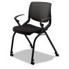 Motivate Nesting/Stacking Flex-Back Chair, Supports Up to 300 lb, Onyx Seat, Black Back/Base2