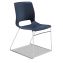 Motivate High-Density Stacking Chair, Supports Up to 300 lb, Regatta Seat/Back, Chrome Base, 4/Carton1