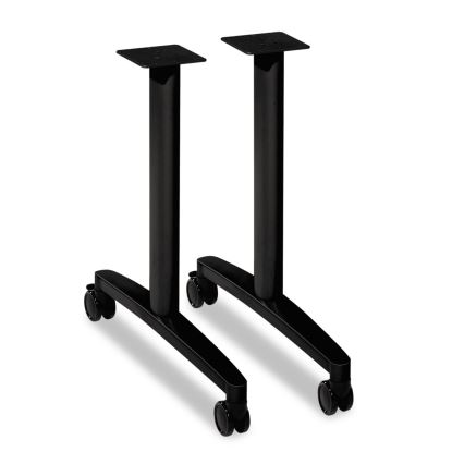 Huddle T-Leg Base for 24" and 30" Deep Table Tops, Black1
