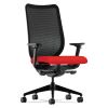 Nucleus Series Work Chair, ilira-Stretch M4 Back, Supports Up to 300 lb, 17" to 22" Seat Height, Red Seat/Back, Black Base1