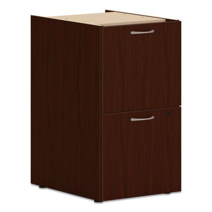 Mod Support Pedestal, Left or Right, 2 Legal/Letter-Size File Drawers, Traditional Mahogany, 15" x 20" x 28"1