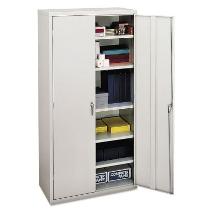Assembled Storage Cabinet, 36w x 18 1/8d x 71 3/4h, Light Gray1