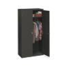 Assembled Storage Cabinet, 36w x 18 1/8d x 71 3/4h, Charcoal2