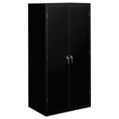 Assembled Storage Cabinet, 36w x 24 1/4d x 71 3/4h, Black1
