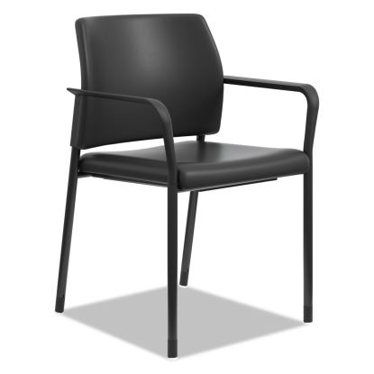 Accommodate Series Guest Chair with Fixed Arms, 23.25" x 22.25" x 32", Black, 2/Carton1