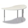 Build Wisp Shape Table Top, 54w x 30d, Silver Mesh2