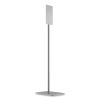 Hand Sanitizer Station Stand, 12 x 16 x 54, Silver2