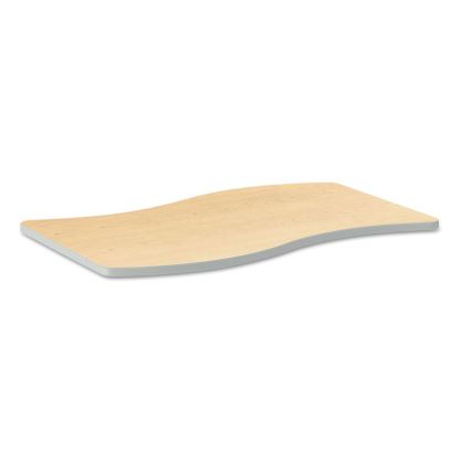 Build Ribbon Shape Table Top, 54w x 30d, Natural Maple1