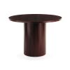 Laminate Cylinder Table Base, 18" dia x 28h, Mahogany2