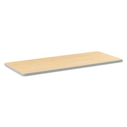 Build Rectangle Shape Table Top, 60w x 24d, Natural Maple1