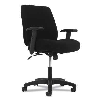 Network Mid-Back Task Chair, Supports Up to 250 lb, 18.3" to 22.8" Seat Height, Black1