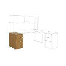 Voi Support Pedestal, Left or Right, 3-Drawers: Box/Box/File, Legal/Letter, Harvest, 16" x 30" x 28.5"1