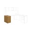 Voi Support Pedestal, Left or Right, 3-Drawers: Box/Box/File, Legal/Letter, Harvest, 16" x 30" x 28.5"2