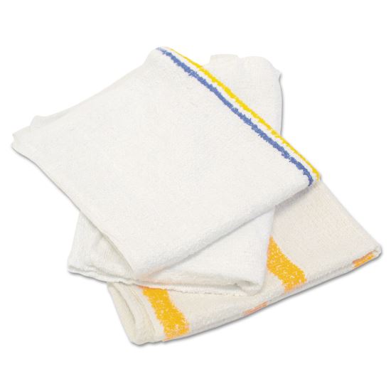 Value Counter Cloth/Bar Mop, 14 x 17, White, 25 Pounds/Bag1