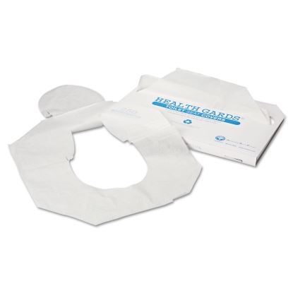 Health Gards Toilet Seat Covers, Half-Fold, 14.25 x 16.5, White, 250/Pack, 4 Packs/Carton1