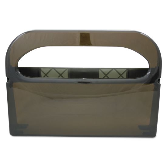 Health Gards Toilet Seat Cover Dispenser, Half-Fold, 16 x 3.25 x 11.5, Smoke1