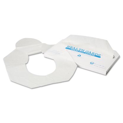 Health Gards Toilet Seat Covers, Half-Fold, 14.25 x 16.5, White, 250/Pack, 10 Boxes/Carton1