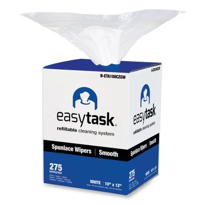 Easy Task A100 Wiper, Center-Pull, 10 x 12, 275 Sheets/Roll with Zipper Bag1