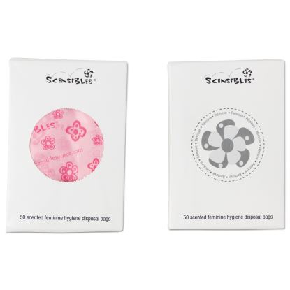 Scensibles Personal Disposal Bags, 3.38" x 9.75", Pink, 1,200/Carton1