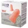 MAX-1 Single-Use Earplugs, Cordless, 33NRR, Coral, 200 Pairs2