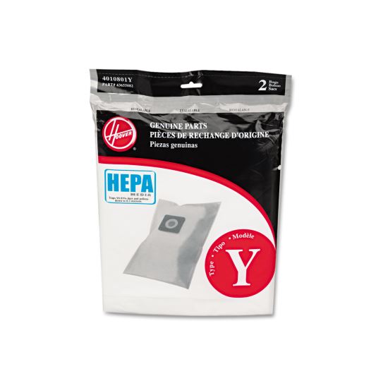 HEPA Y Vacuum Replacement Filter/Filtration Bag, 2/Pack1