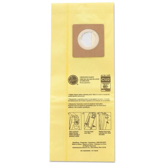 HushTone Vacuum Bags, Yellow, 10/Pack1