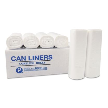 High-Density Commercial Can Liners, 7 gal, 6 microns, 20" x 22", Clear, 2,000/Carton1