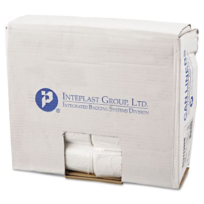 High-Density Commercial Can Liners, 16 gal, 6 microns, 24" x 33", Natural, 1,000/Carton1