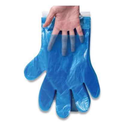Reddi-to-Go Poly Gloves on Wicket, One Size, Clear, 8,000/Carton1