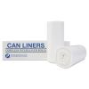 High-Density Interleaved Commercial Can Liners, 30 gal, 0.39 mil, 30" x 37", Black, 500/Carton2