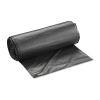 High-Density Commercial Can Liners, 60 gal, 22 microns, 38" x 60", Black, 150/Carton2