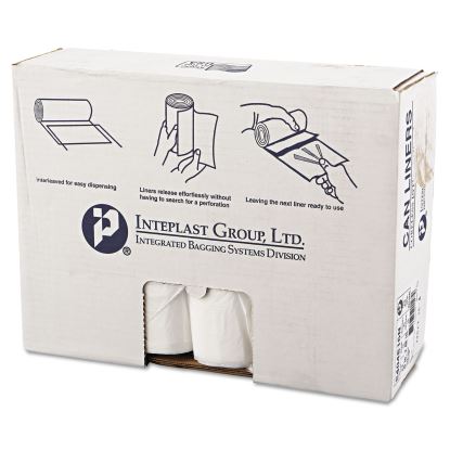 High-Density Interleaved Commercial Can Liners, 45 gal, 16 microns, 40" x 48", Clear, 250/Carton1