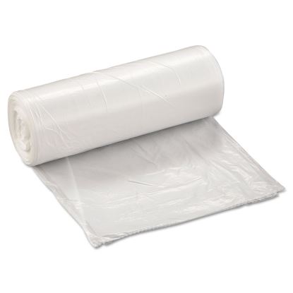 Low-Density Commercial Can Liners, 10 gal, 0.35 mil, 24" x 24", Clear, 1,000/Carton1