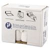 Low-Density Commercial Can Liners, 30 gal, 0.8 mil, 30" x 36", White, 200/Carton2