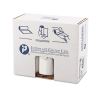 Low-Density Commercial Can Liners, 33 gal, 0.8 mil, 33" x 39", White, 150/Carton2