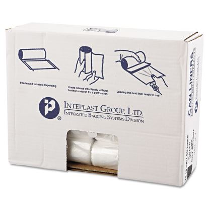 High-Density Commercial Can Liners Value Pack, 16 gal, 7 microns, 24" x 31 ", Clear, 1,000/Carton1