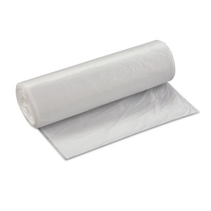 High-Density Commercial Can Liners Value Pack, 60 gal, 12 microns, 38" x 58", Clear, 200/Carton1