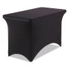 iGear Fabric Table Cover, Polyester/Spandex, 24" x 48", Black2