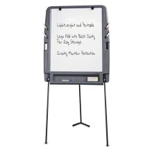 Ingenuity Portable Flipchart Easel with Dry Erase Surface, Resin Surface Frame, 35 x 30 x 73, Charcoal1