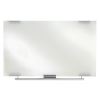 Clarity Glass Dry Erase Board with Aluminum Trim, Frameless, 48 x 362