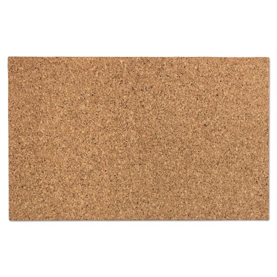 iDesign Frameless Cork Bulletin Board, 24 x 38, Natural1