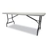 IndestrucTable Industrial Folding Table, Rectangular Top, 2,000 lb Capacity, 72 x 30 x 29, Platinum2