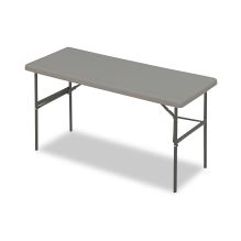 IndestrucTable Classic Folding Table, Rectangular Top, 1,200 lb Capacity, 60 x 24 x 29, Charcoal1