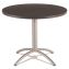 CafeWorks Table, Cafe-Height, Round Top, 36" dia x 30"h, Graphite Granite/Silver1